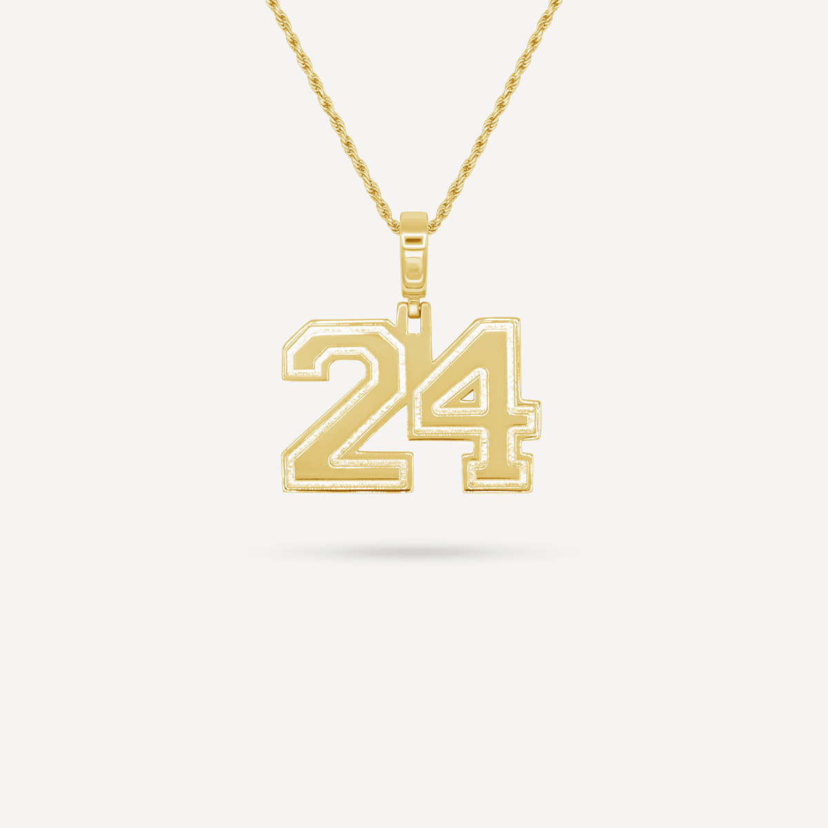 Gold Presidents Pendant and Chain - #24 Lucie Platt