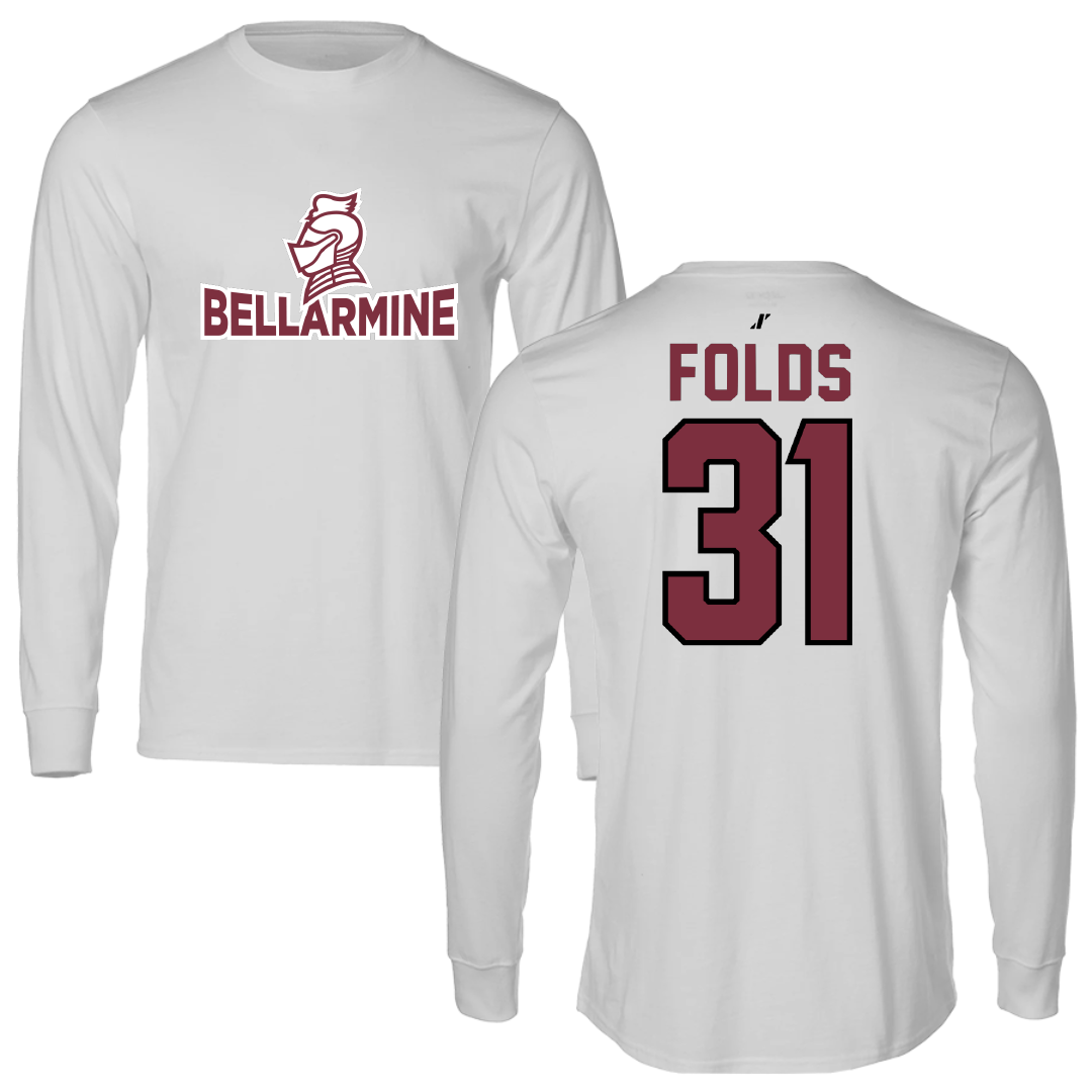 Bellarmine University Soccer Light Gray Performance Long Sleeve - #31 Collin Folds