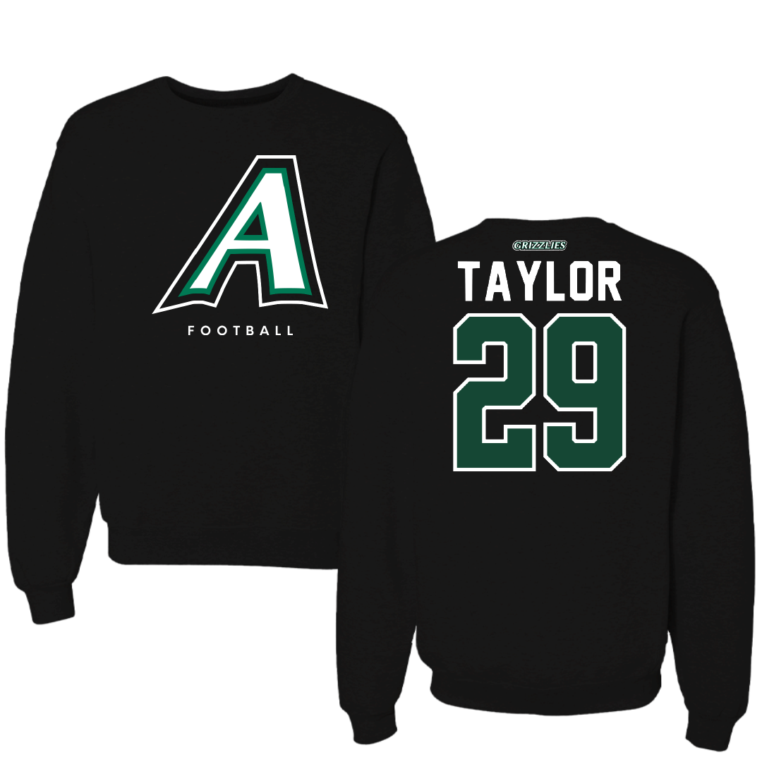 Adams State University Football Black Crewneck - #29 Roscoe Taylor