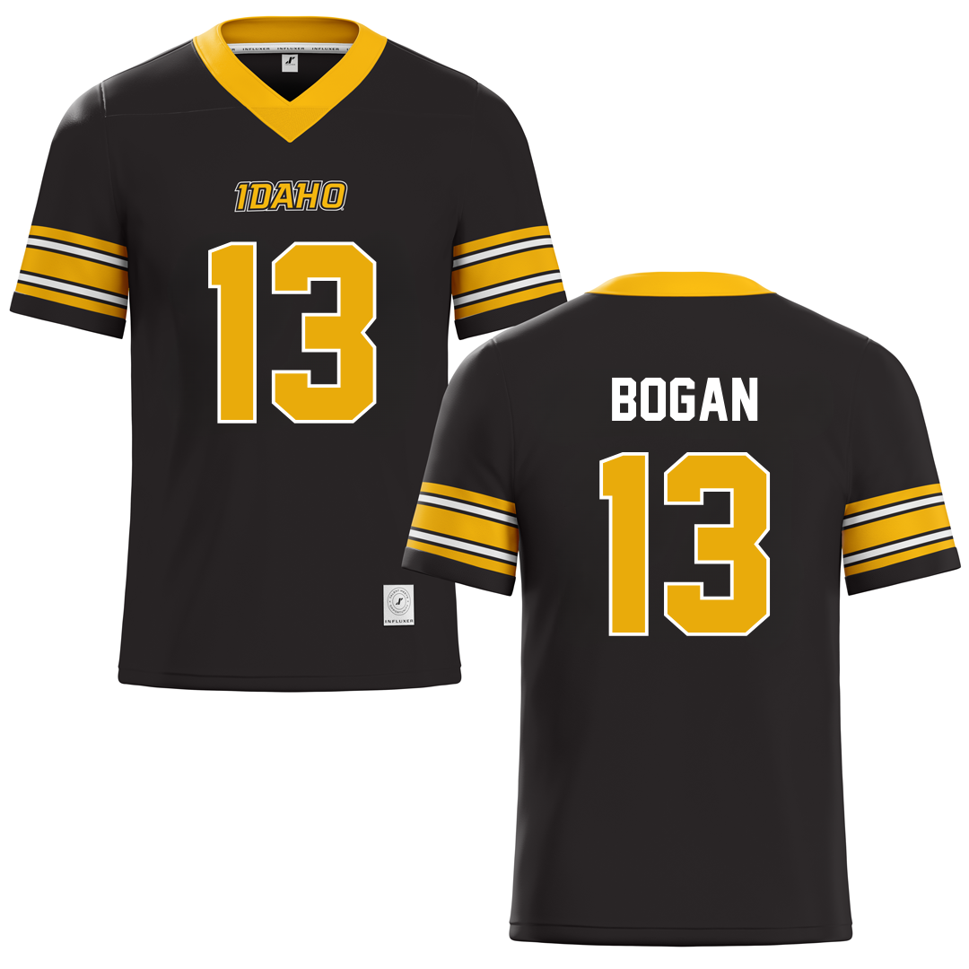 University of Idaho Black Football Jersey - #13 Chance Bogan