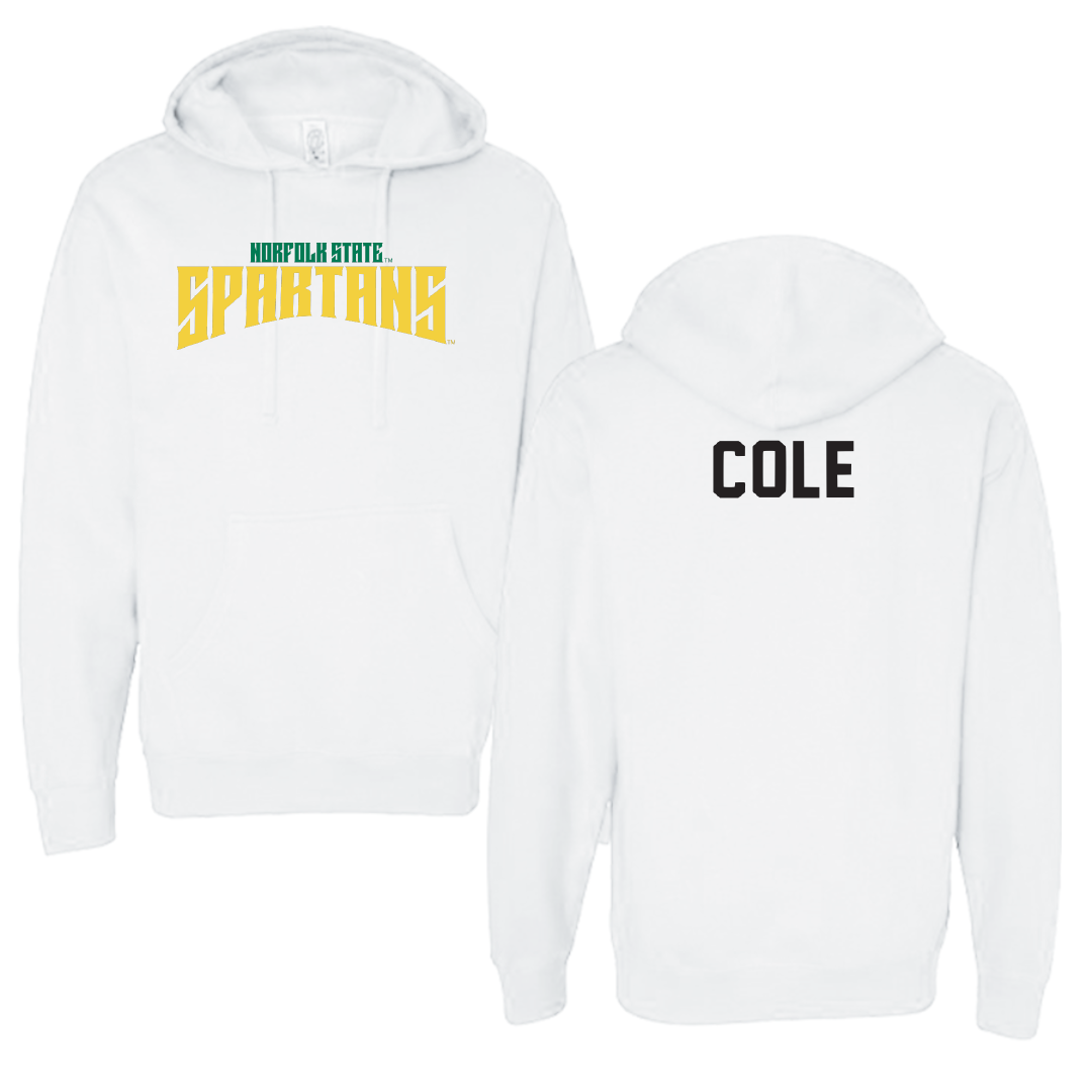Norfolk State University TF and XC White Classic Hoodie - Kai Cole