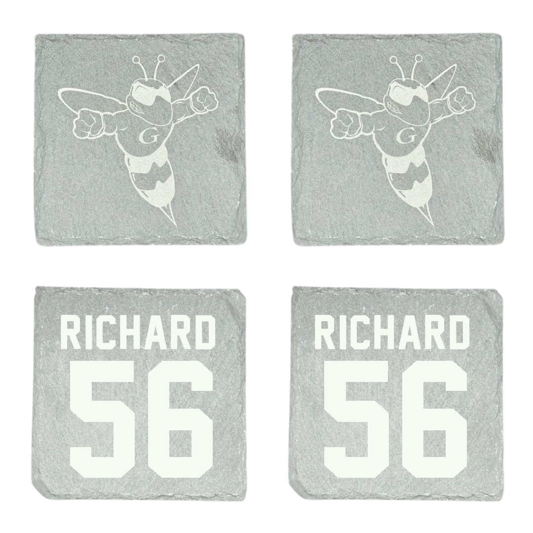 Graceland University Football Stone Coaster (4 Pack)  - #56 Maurice Richard