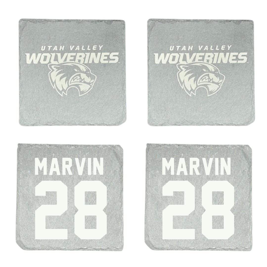 Utah Valley University Softball Stone Coaster (4 Pack)  - #28 Bailey Marvin