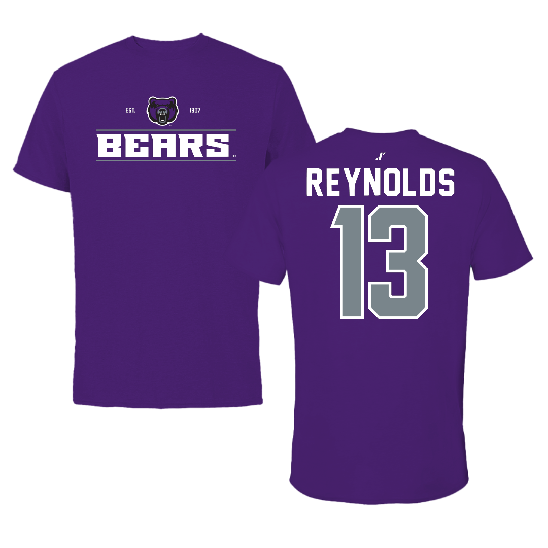 University of Central Arkansas Baseball Purple General Tee - #13 Sam Reynolds