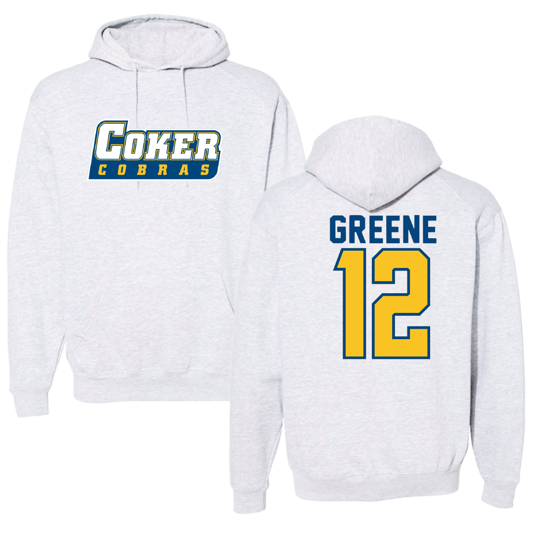 Coker University Acrobatics & Tumbling Light Gray Hoodie - #12 Bailey Greene