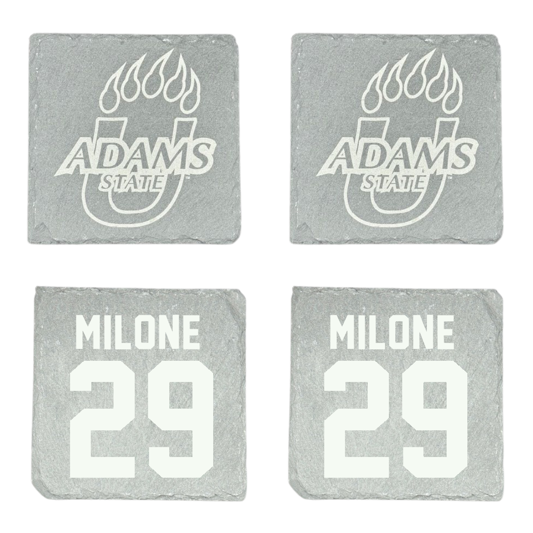 Adams State University Baseball Stone Coaster (4 Pack)  - #29 Alex Milone