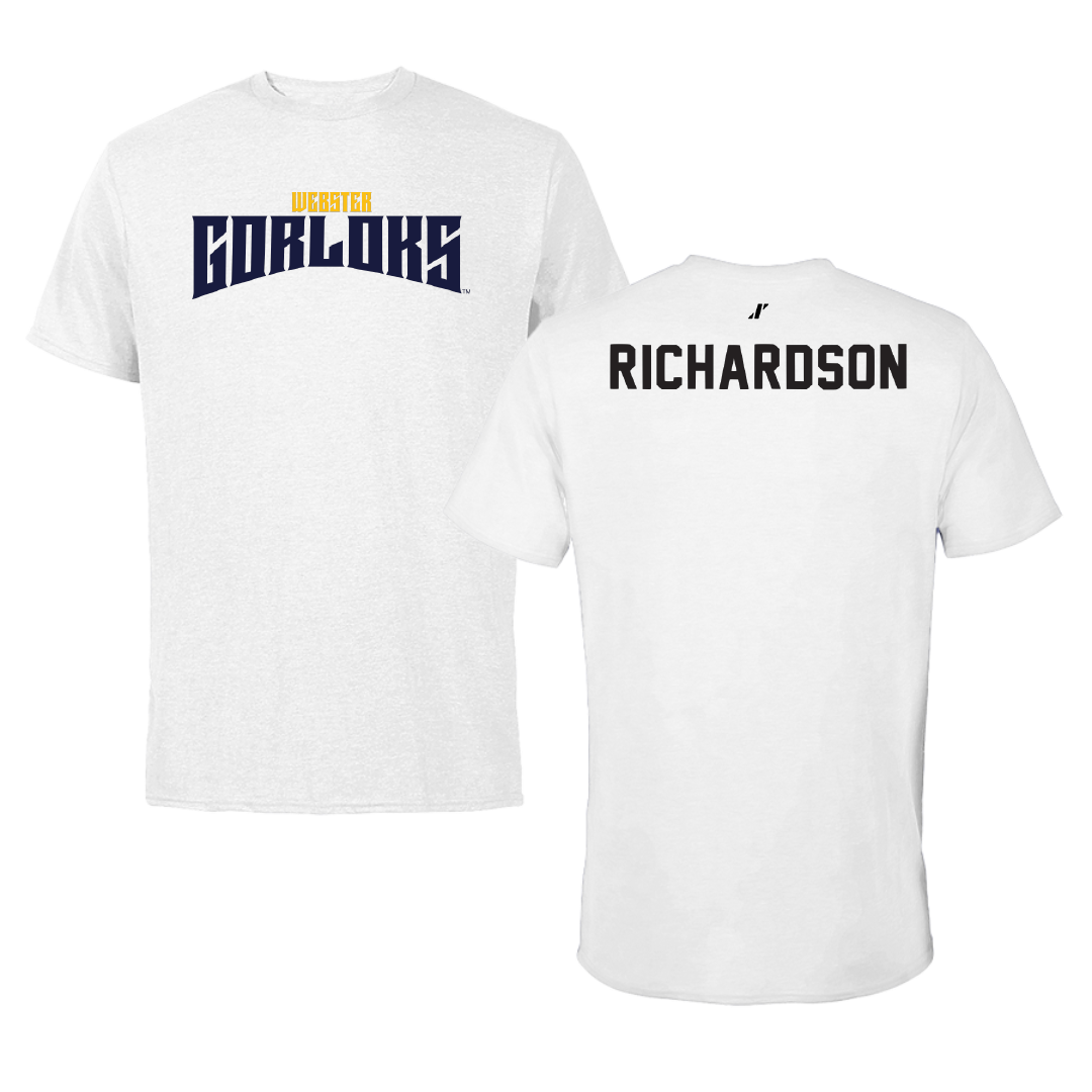 Webster University TF and XC White Classic Tee - Nic Richardson