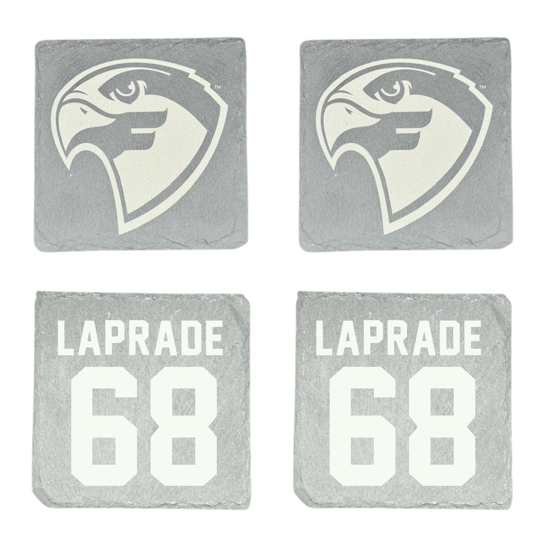 Fairmont State University Football Stone Coaster (4 Pack)  - #68 Austin LaPrade
