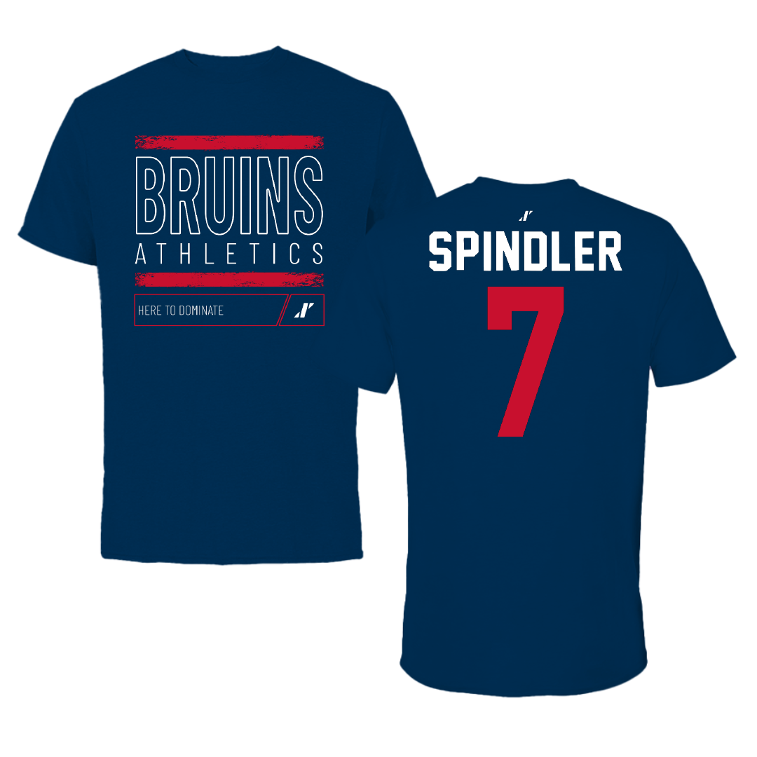 Belmont University Softball Navy Dominate Tee - #7 Rylee Spindler