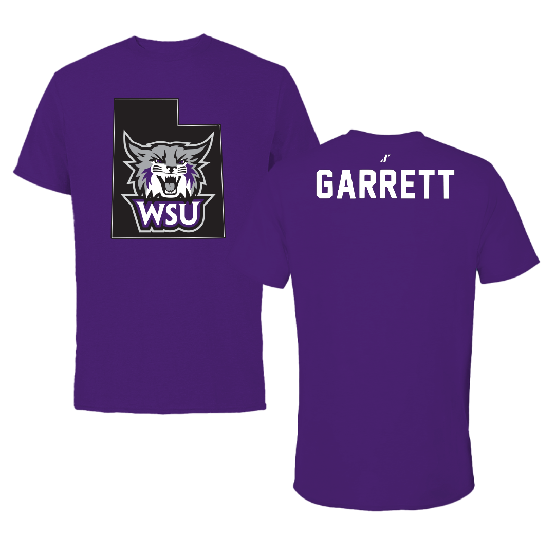 Weber State University TF and XC Purple State Performance Tee - Brogan Garrett