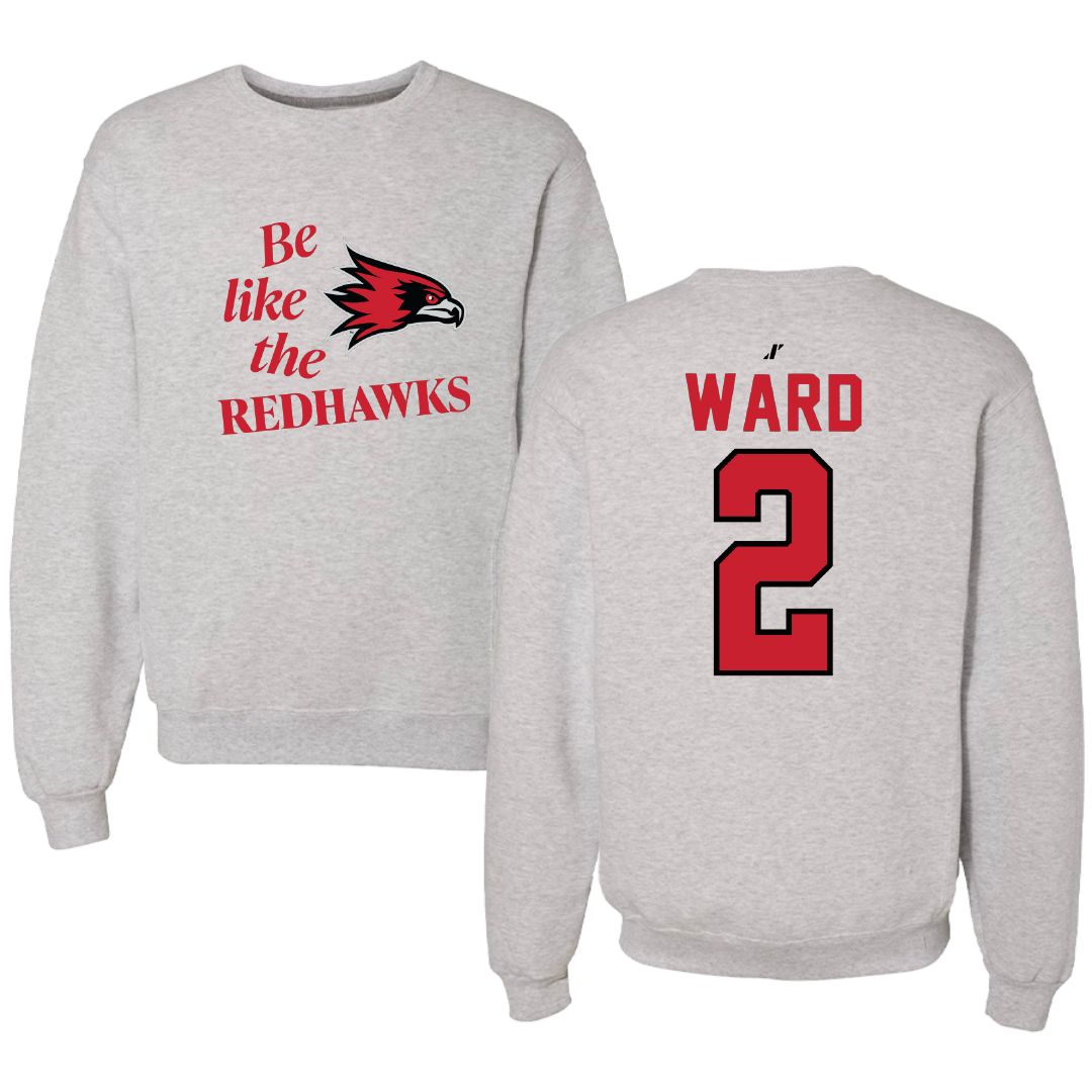 Southeast Missouri State University Basketball Light Gray Be Like Us Crewneck - #2 BJ Ward