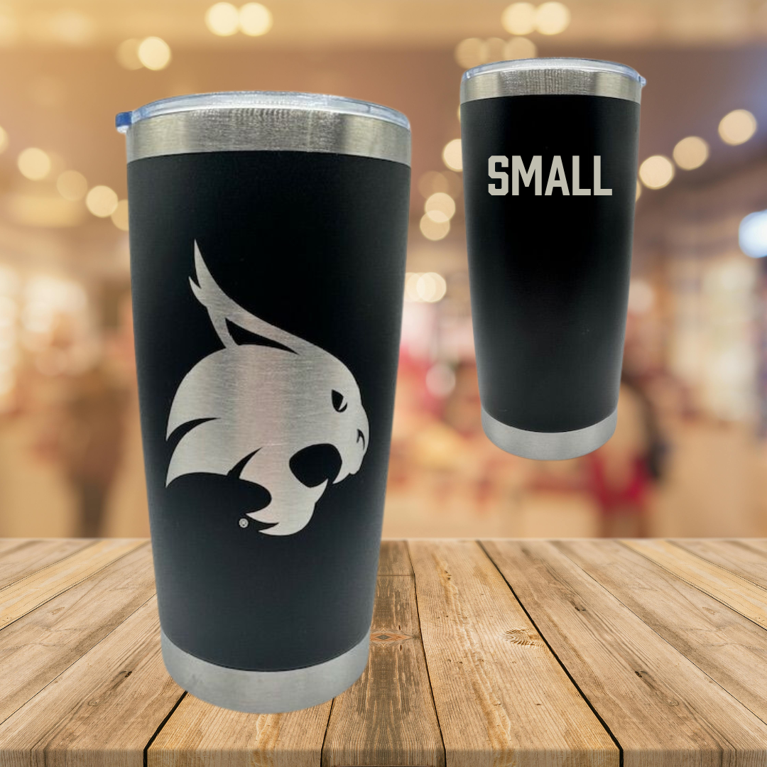 Texas State University TF and XC Black Stainless Steel Tumbler - Lauryn Small