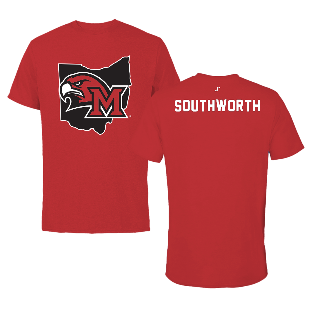 Miami University (Ohio) Synchronized Skating Red State Tee - Paige Southworth