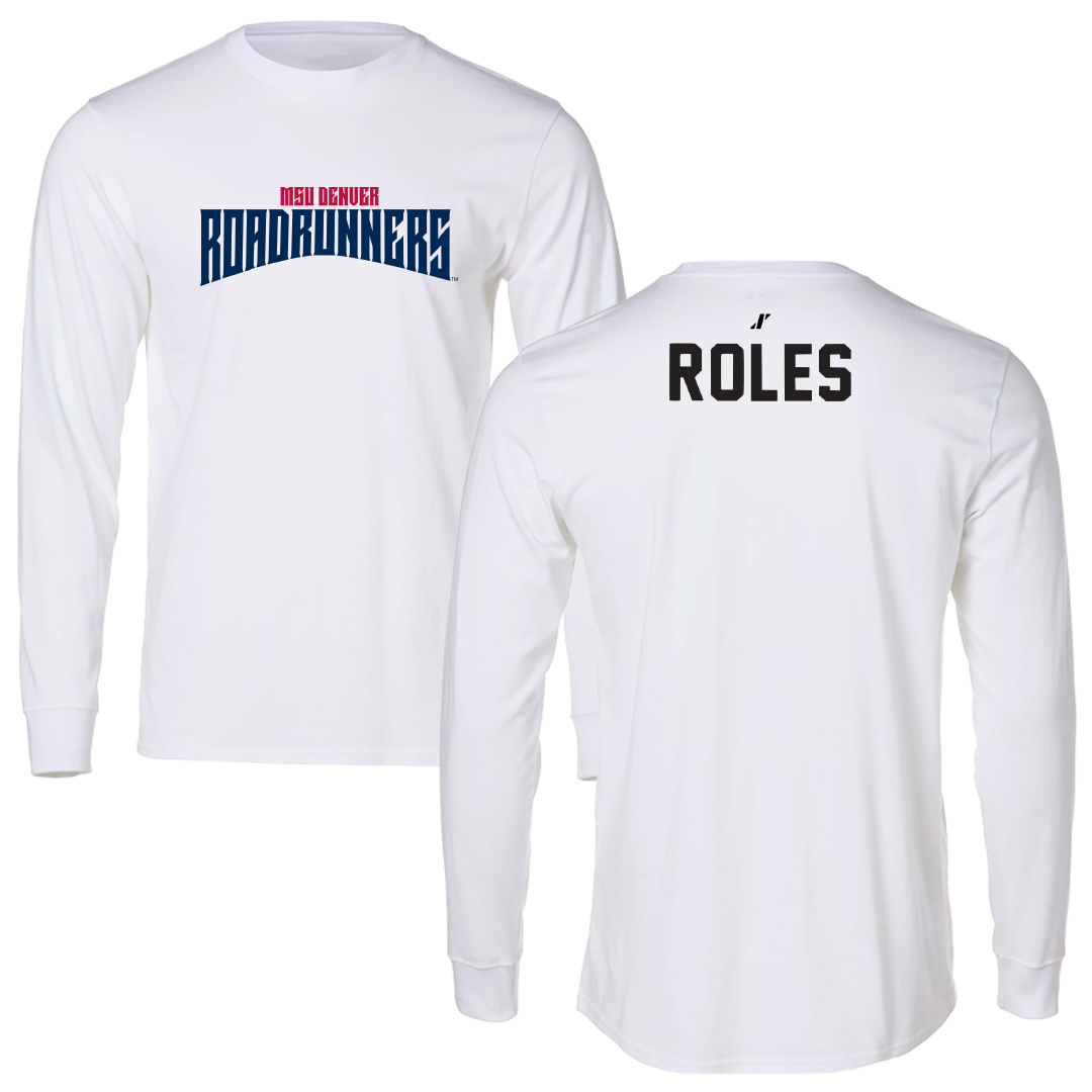 Metropolitan State University of Denver Tennis White Classic Long Sleeve - Kambra Roles