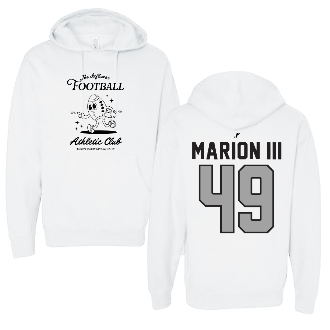 Football White Influxer Athletic Club Hoodie - #49 Randy Marion III