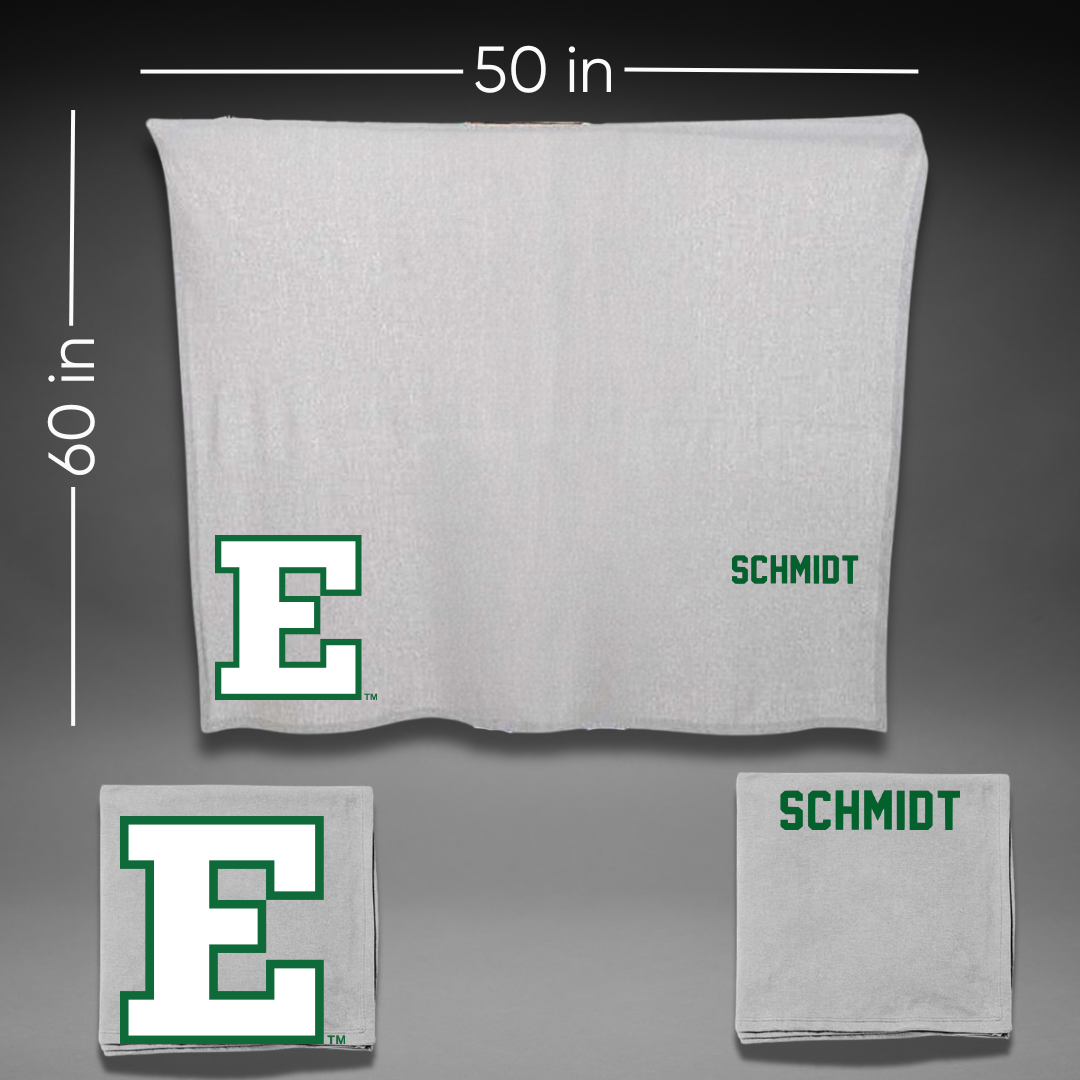 Eastern Michigan University Rowing Gray Blanket - Alice Schmidt