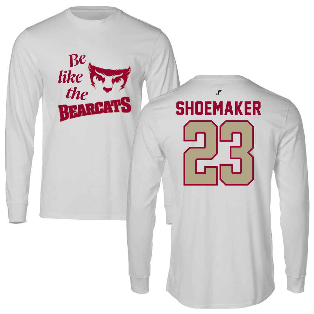 Willamette University Basketball Light Gray Be Like Us Performance Long Sleeve - #23 Syd Shoemaker