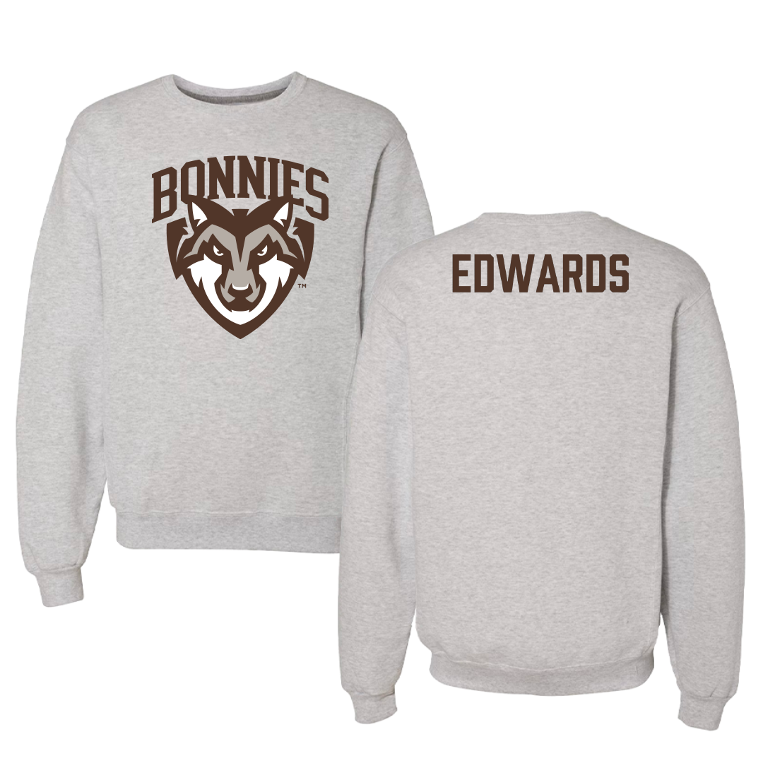 St. Bonaventure University Swimming & Diving Gray Crewneck - Jonathan Edwards