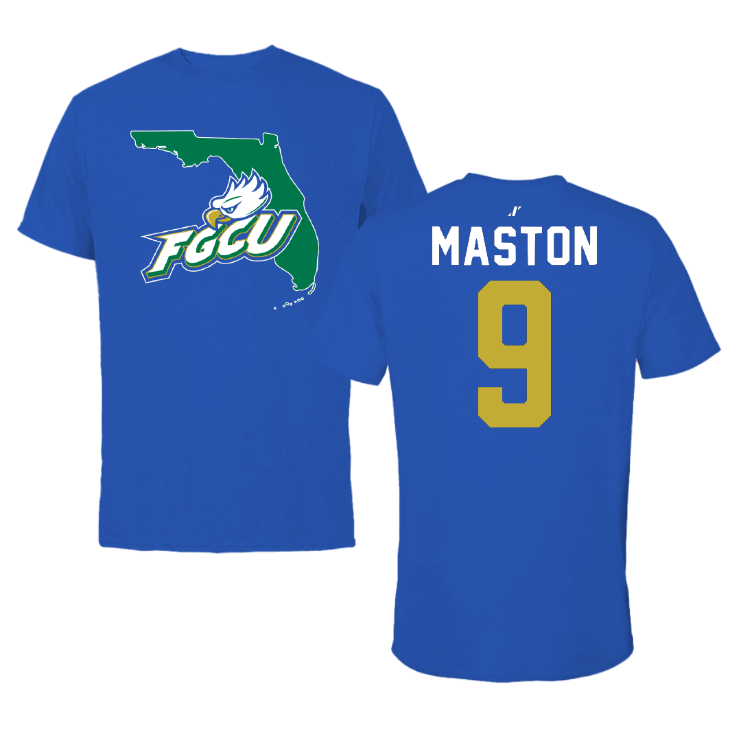 Florida Gulf Coast University Softball Blue State Performance Tee - #9 Kaitlyn Maston