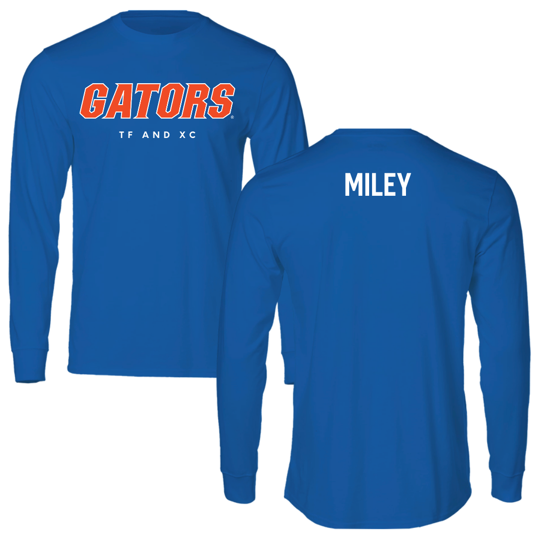University of Florida TF and XC True Royal Block Performance Long Sleeve - Jacob Miley