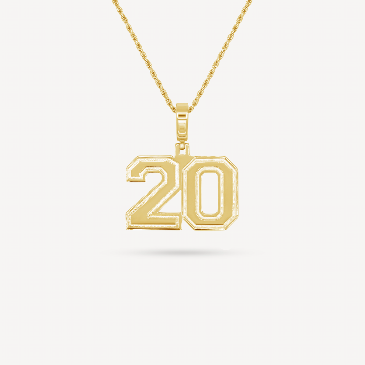 Gold Presidents Pendant and Chain - #20 Connor Mariner