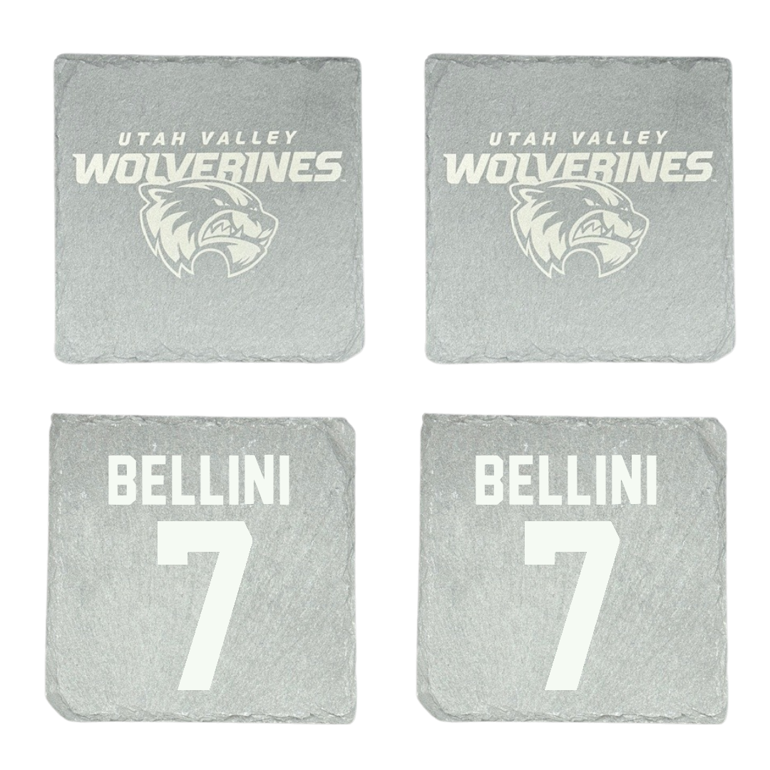 Utah Valley University Soccer Stone Coaster (4 Pack)  - #7 Kendi Bellini