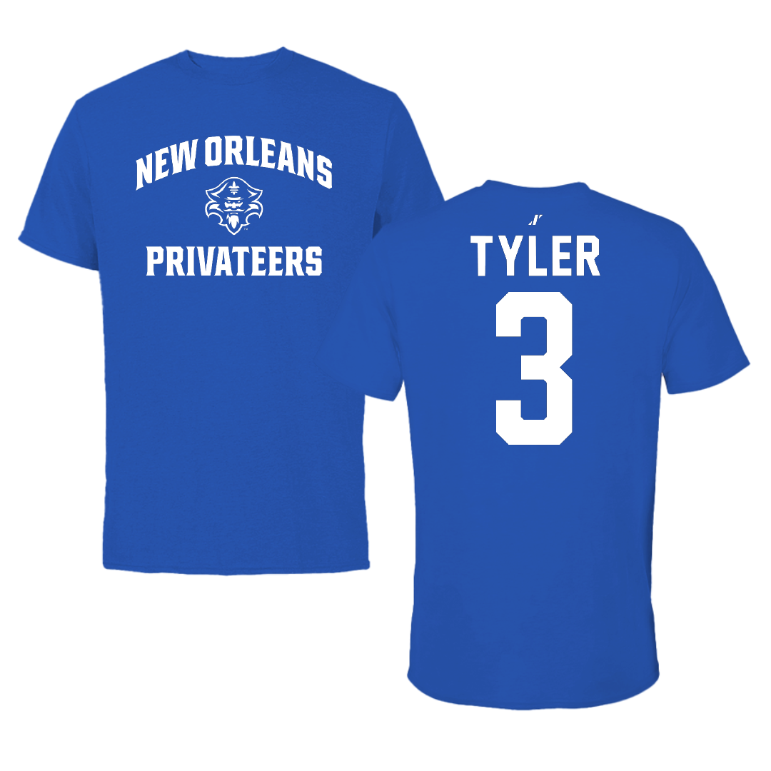 University of New Orleans Volleyball Blue General Tee - #3 Jamyra Tyler
