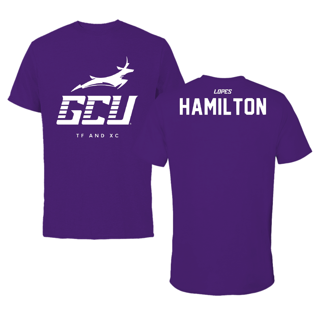 Grand Canyon University TF and XC Team Purple Performance Tee - Matt Hamilton