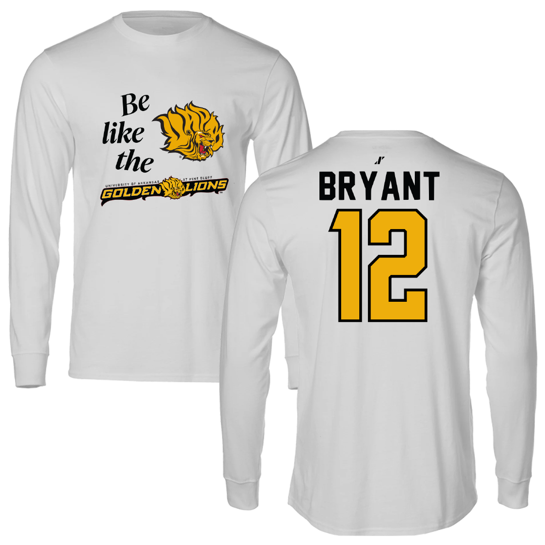 University of Arkansas-Pine Bluff Softball Light Gray Be Like Us Performance Long Sleeve - #12 Danika Bryant