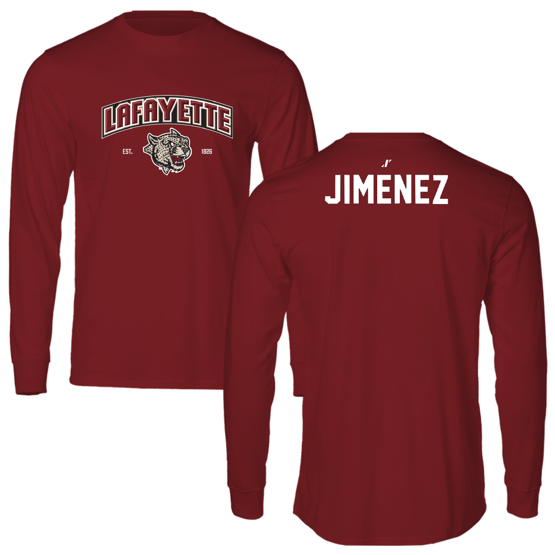 Lafayette College Swimming & Diving Cardinal General Long Sleeve - Timothy Jimenez