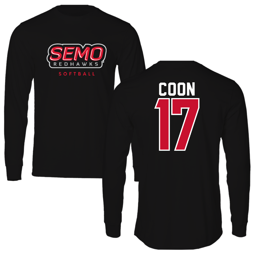 Southeast Missouri State University Softball Black Long Sleeve - #17 Taryn Coon