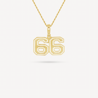 Gold Presidents Pendant and Chain - #66 Tremel Hester