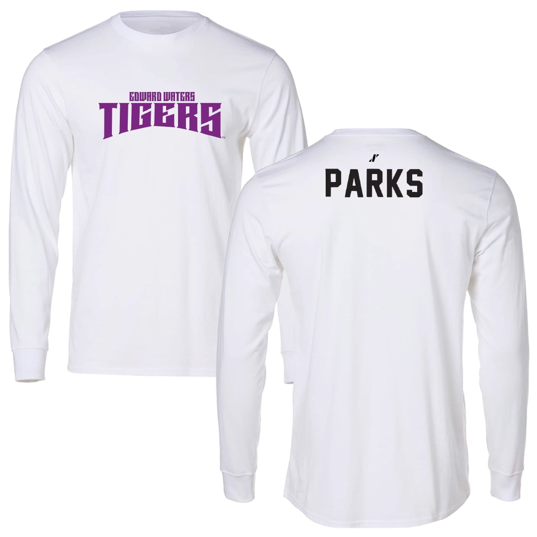 Edward Waters University TF and XC White Classic Long Sleeve - Maquavion Parks