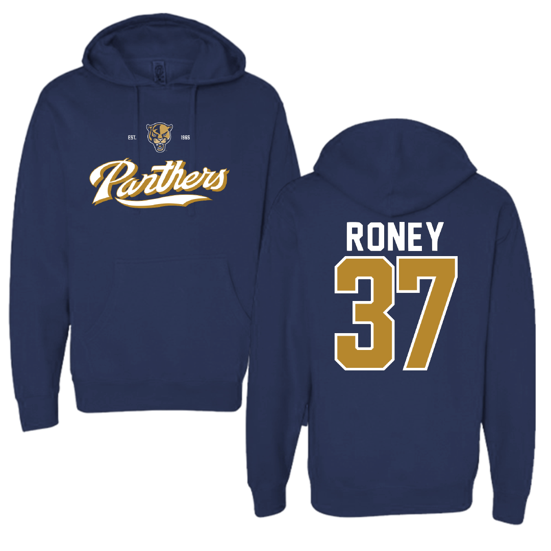 Florida International University Baseball Navy General Hoodie - #37 Brendan Roney