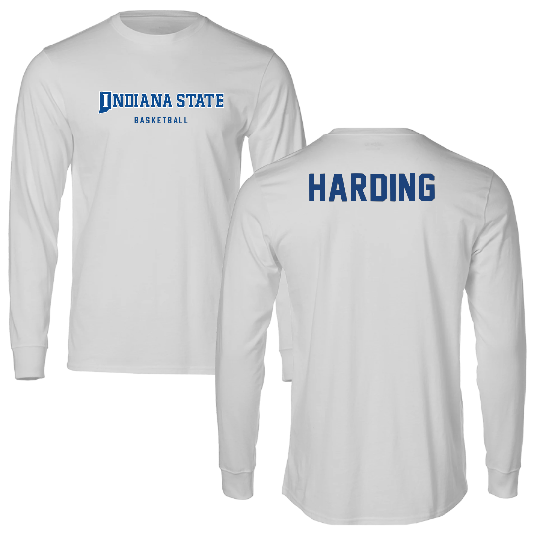 Indiana State University Basketball Light Gray Long Sleeve - Markus Harding