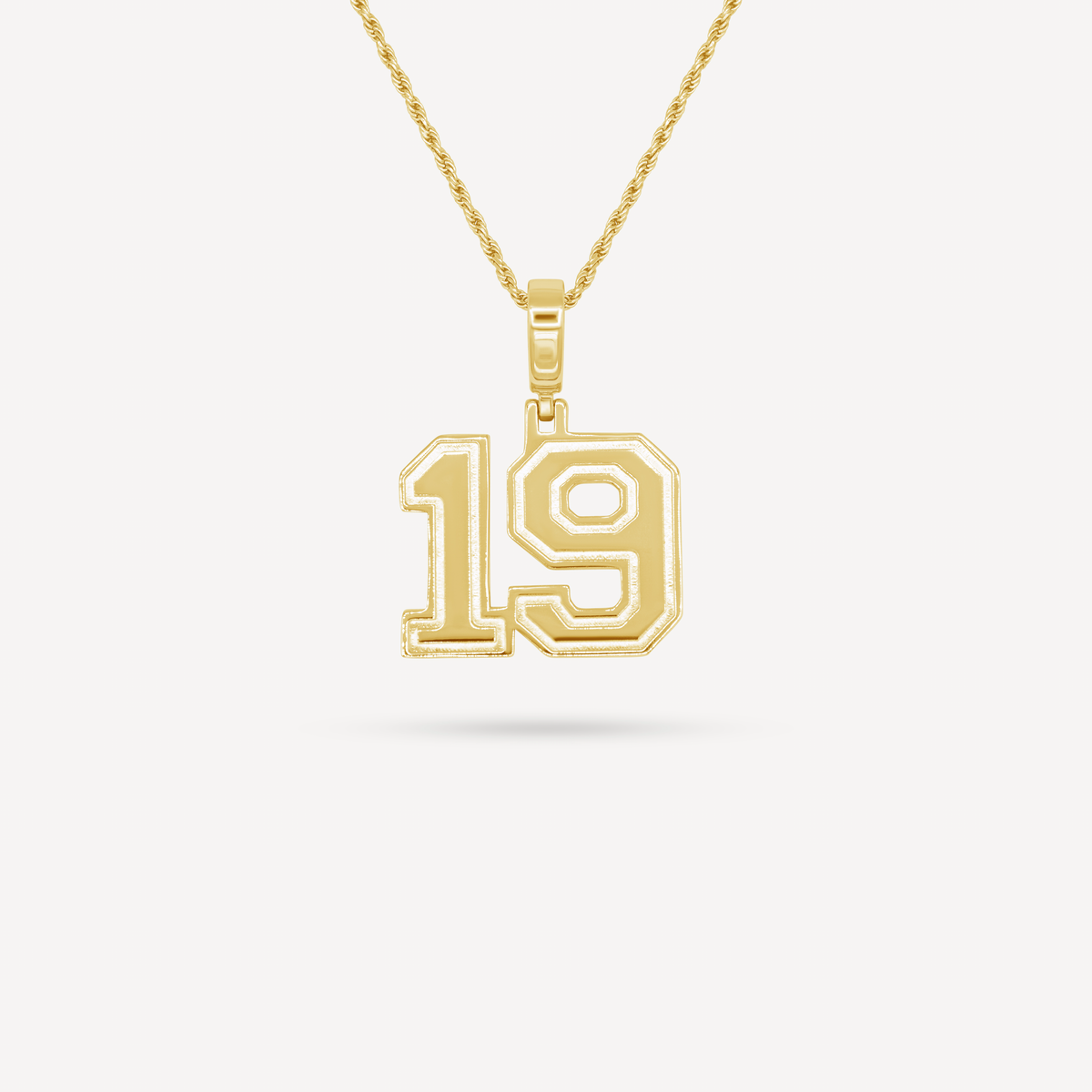 Gold Presidents Pendant and Chain - #19 Amari Everage