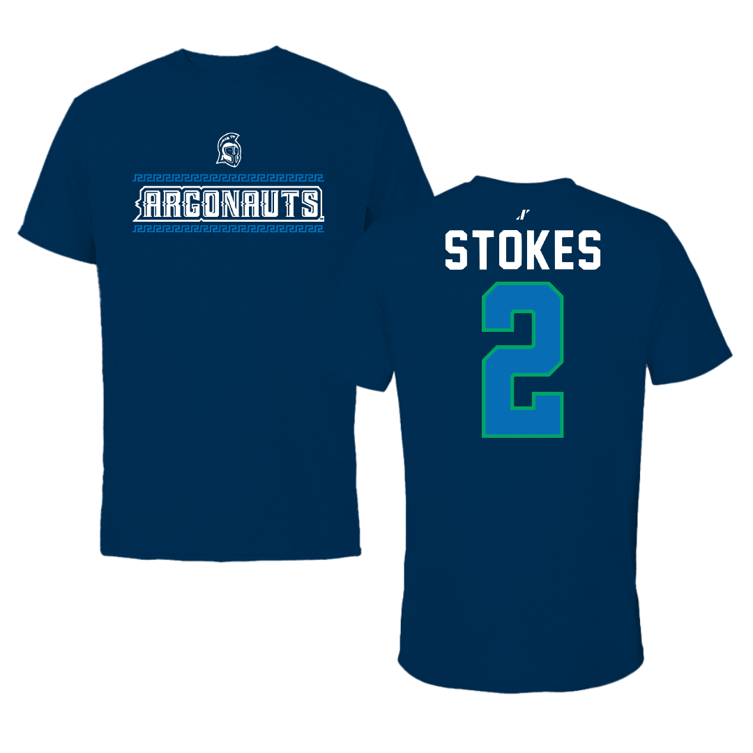 University of West Florida Football Navy General Tee - #2 Marcus Stokes