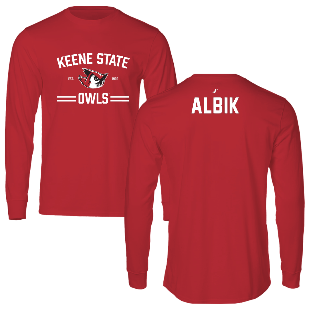 Keene State College Esports Red General Performance Long Sleeve - Adam Albik