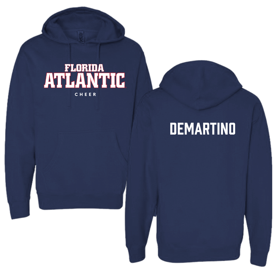 Florida Atlantic University Cheer Navy Block Hoodie - Laura DeMartino