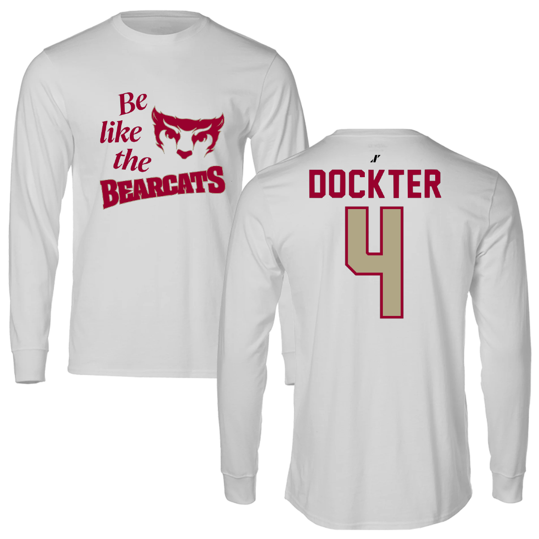 Willamette University Basketball Light Gray Be Like Us Long Sleeve - #4 Alexis Dockter
