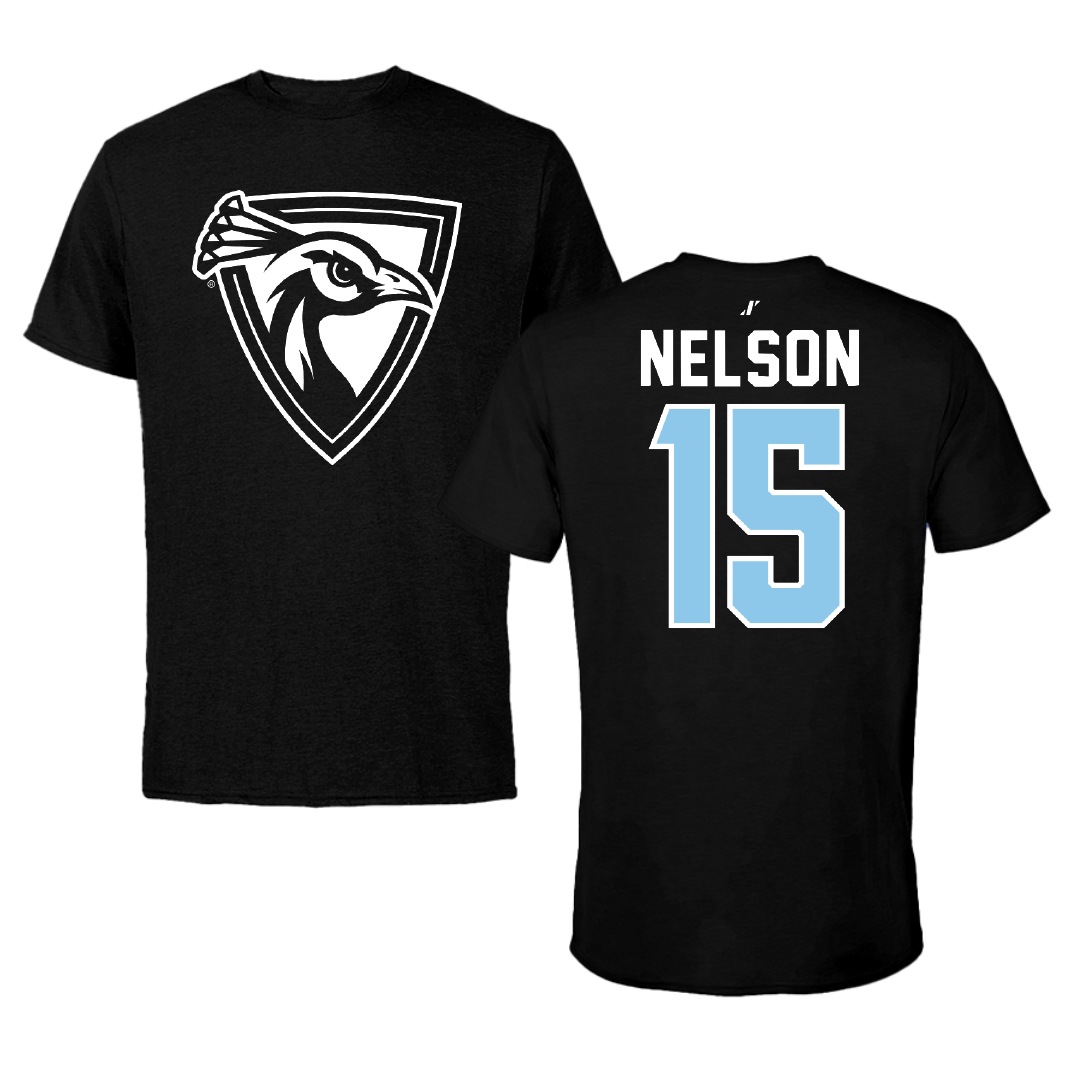 Upper Iowa University Softball Black Tee - #15 Shannon Nelson