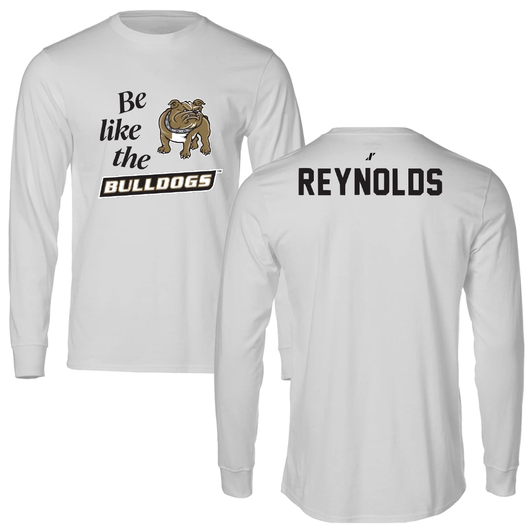 Bryant University TF and XC Light Gray Be Like Us Performance Long Sleeve - Dawson Reynolds