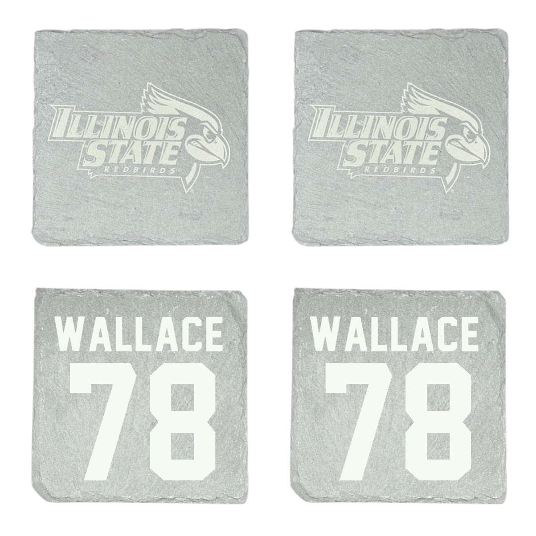 Illinois State University Football Stone Coaster (4 Pack)  - #78 Ben Wallace