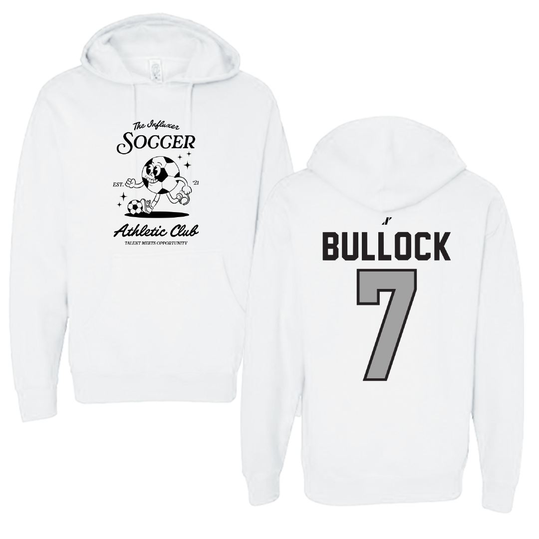Soccer White Influxer Athletic Club Hoodie - #7 Kelly Bullock
