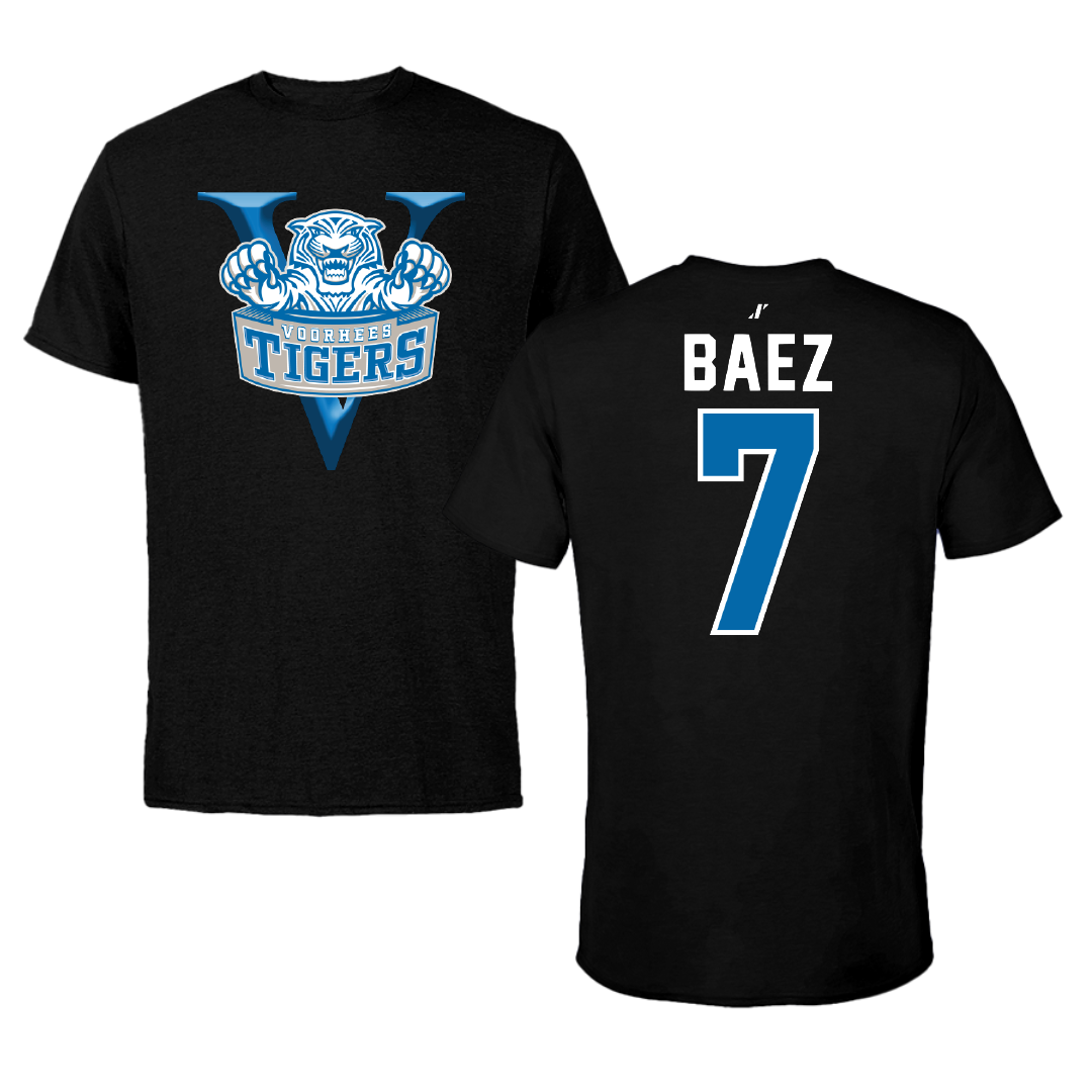 Voorhees University Baseball Black Performance Tee - #7 Fernando Baez