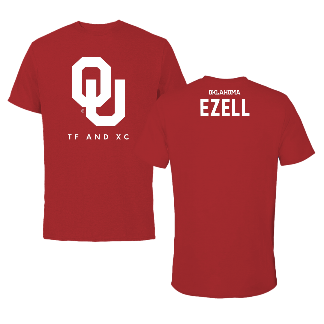 University of Oklahoma TF and XC Crimson Tee - Chloe Ezell