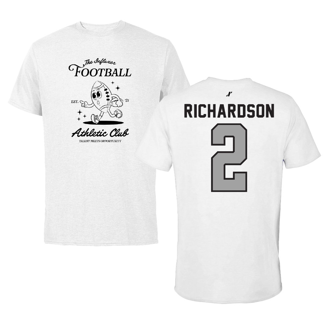 Football White Influxer Athletic Club Tee - #2 Anthony Richardson