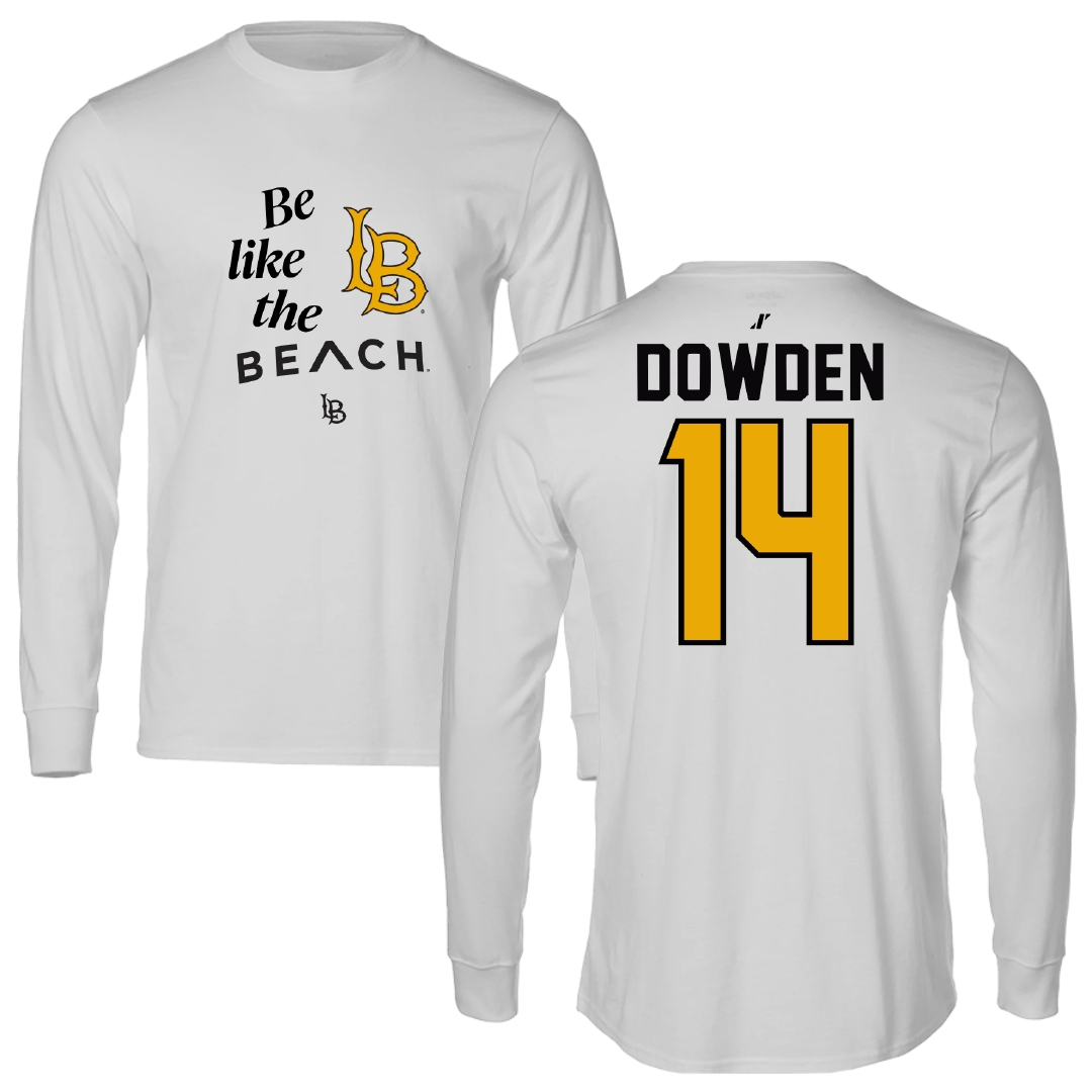 Long Beach State University Softball Light Gray Be Like Us Performance Long Sleeve - #14 Emily Dowden