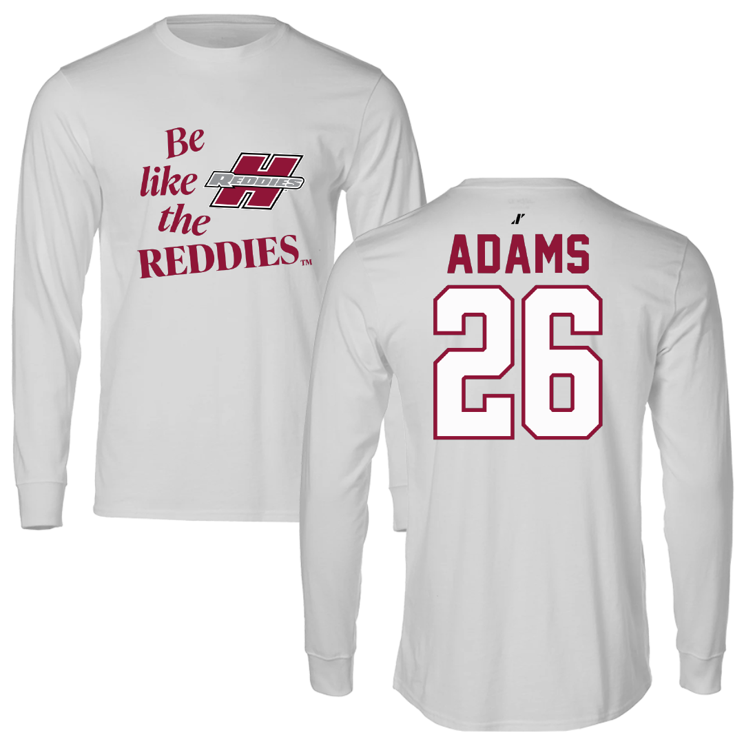 Henderson State University Football Light Gray Be Like Us Long Sleeve - #26 Devon Adams
