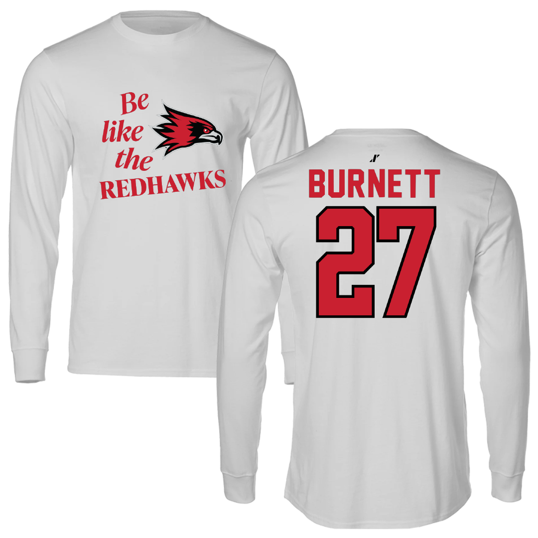 Southeast Missouri State University Softball Light Gray Be Like Us Performance Long Sleeve - #27 Hailey Burnett